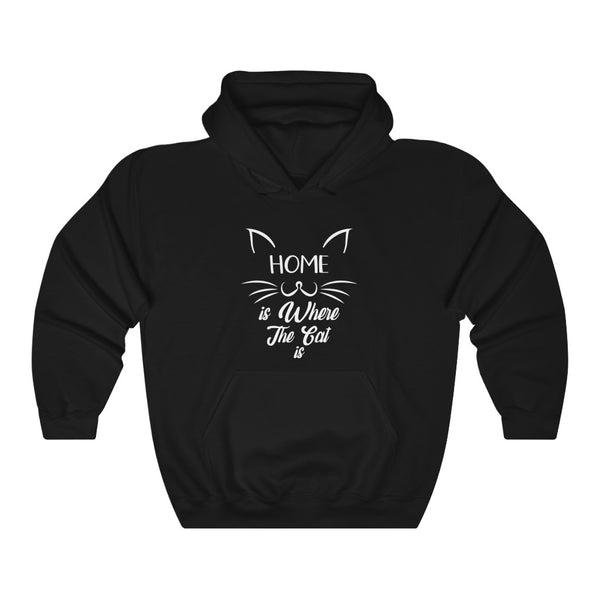 Home is Where the Cat Is Hooded Sweatshirt