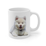 White Husky Mug