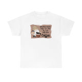 Gnomebody Talk to Me Until I've Had My Coffee Unisex Cotton Tee