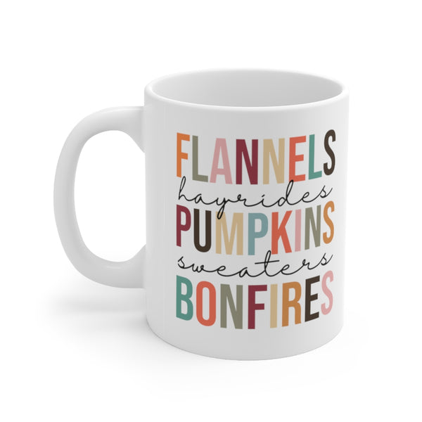 Fall Themed 11oz Ceramic Mug