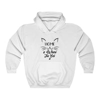 Home is Where the Cat Is Hooded Sweatshirt