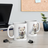 White Husky Mug