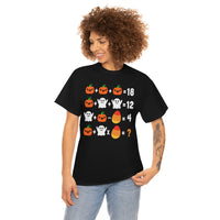 Halloween Math Puzzle Cotton Tee