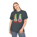 Peace Love and Gnomes Tee