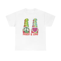 Peace Love and Gnomes Tee