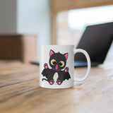 Spooky Bat Cat Mug