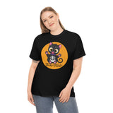 Trick or Treat Skeleton Cat Cotton Tee