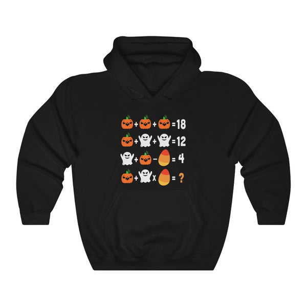 Halloween Math Puzzle Hooded Sweatshirt