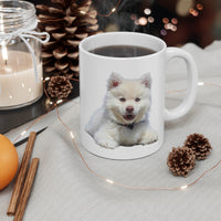 White Husky Mug