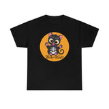 Trick or Treat Skeleton Cat Cotton Tee