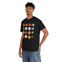 Halloween Math Puzzle Cotton Tee