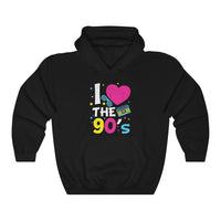 I Heart the 90's Hooded Sweatshirt