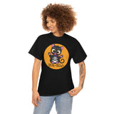 Trick or Treat Skeleton Cat Cotton Tee