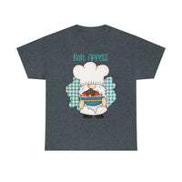 Bon Appetit Chef Gnome Cotton Tee