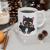 Spooky Bat Cat Mug