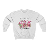 On the Nice List and I Gnome It Sweatshirt