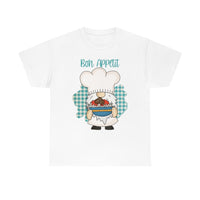 Bon Appetit Chef Gnome Cotton Tee